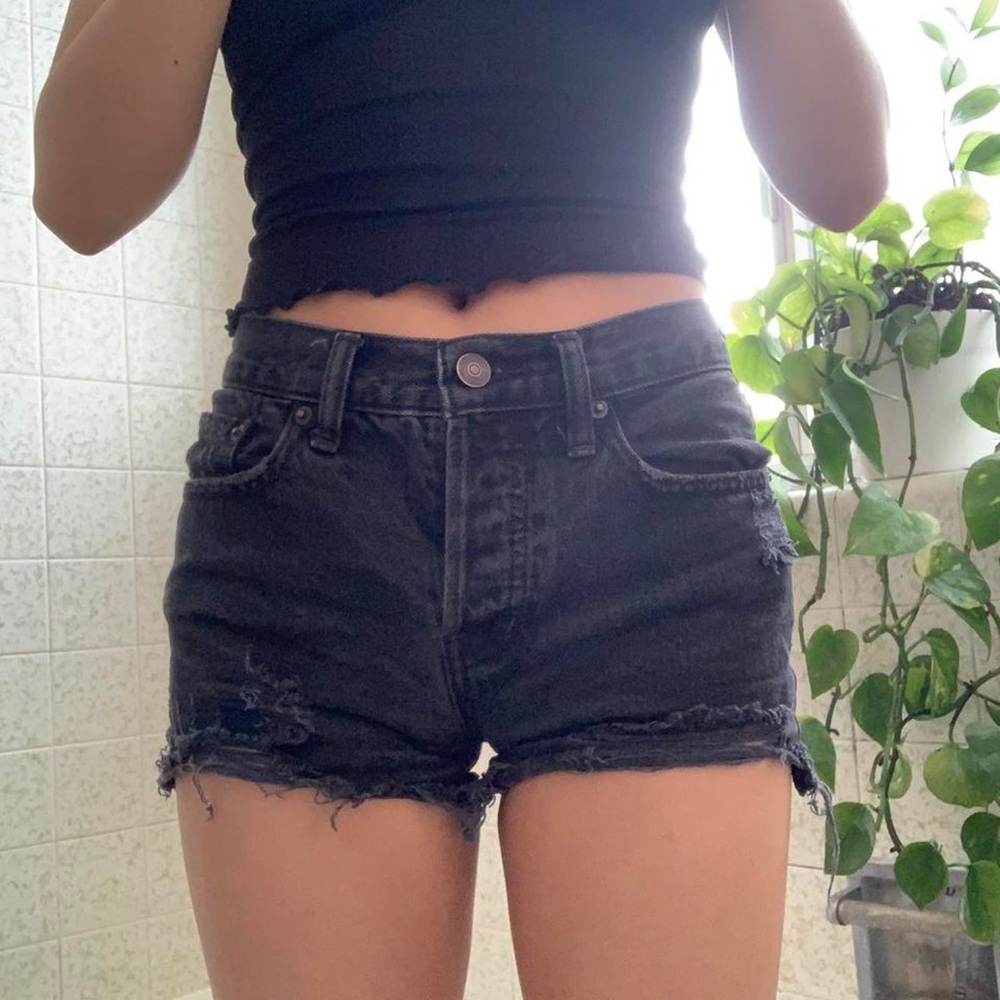 Free People Black Shorts
